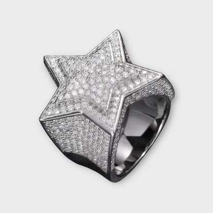 Star Moissanite Ring
