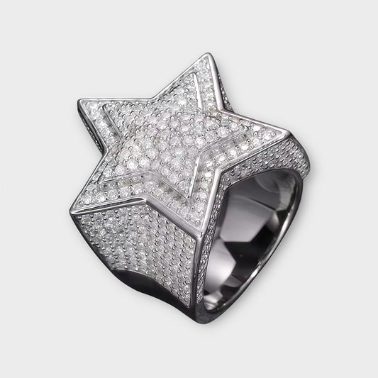 Star Moissanite Ring