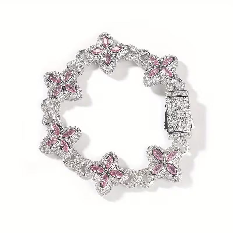 Zirconia flower Chain