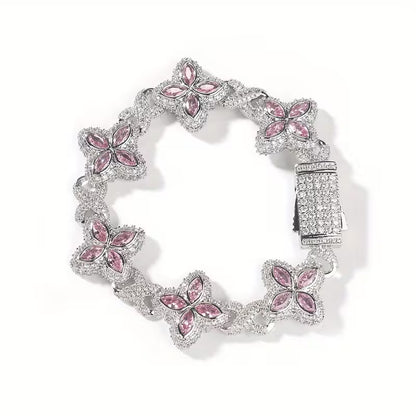 Zirconia flower Chain
