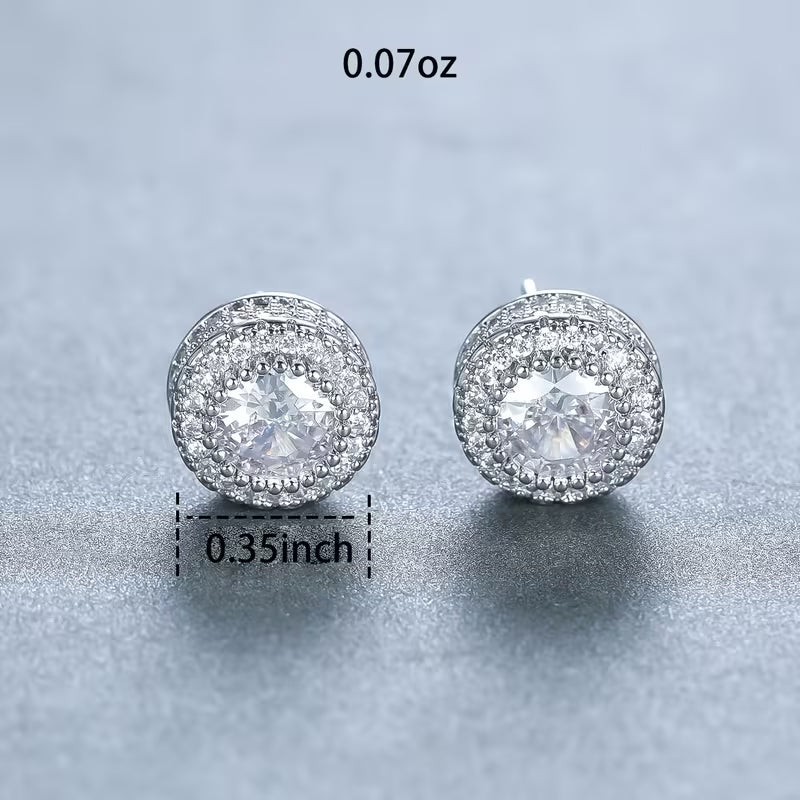 Round Hoop Earrings