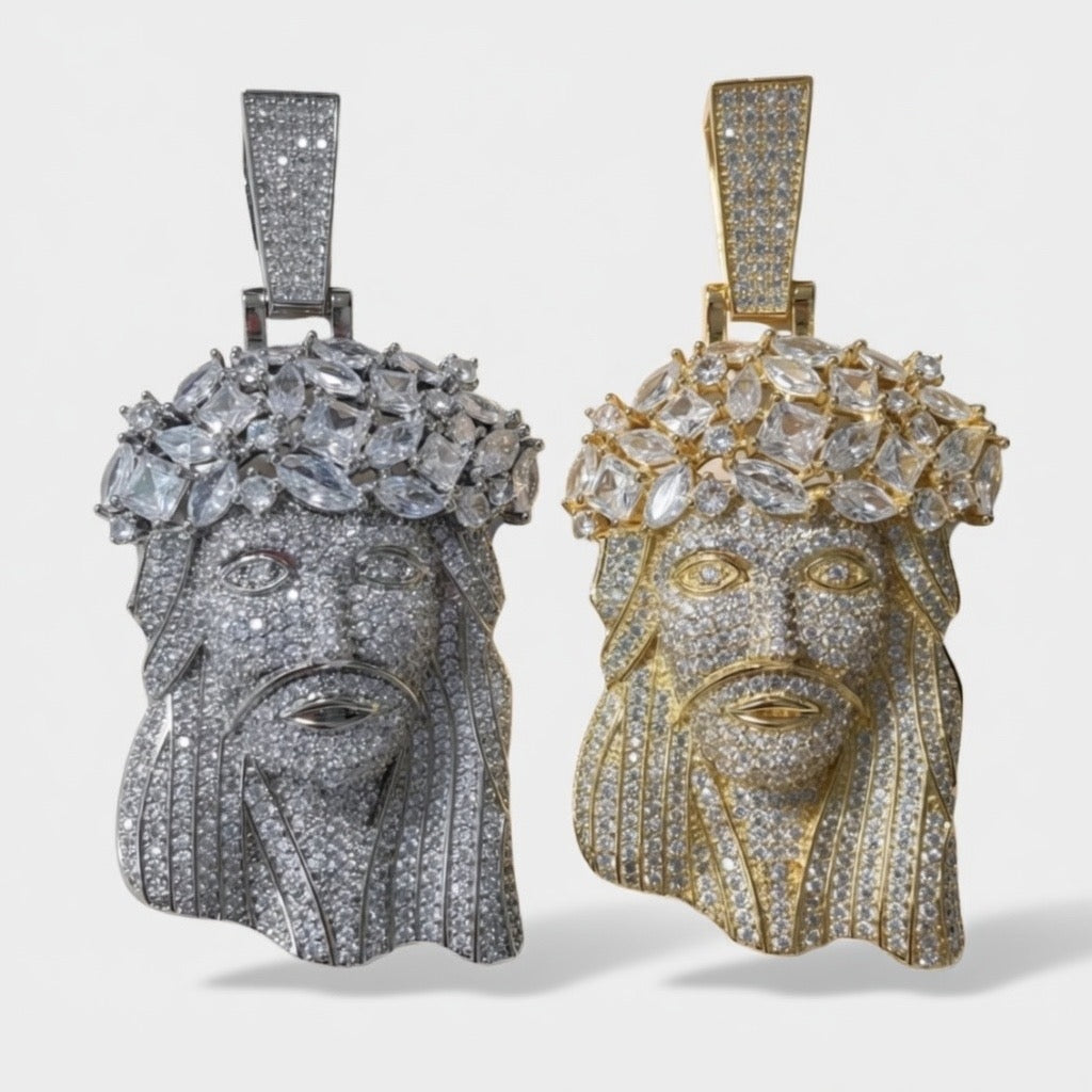 Jesus Cuban Chain Necklace
