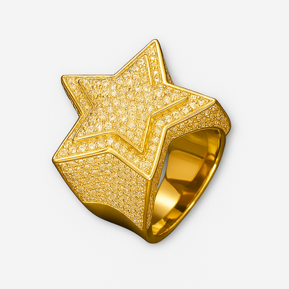 Star Moissanite Ring