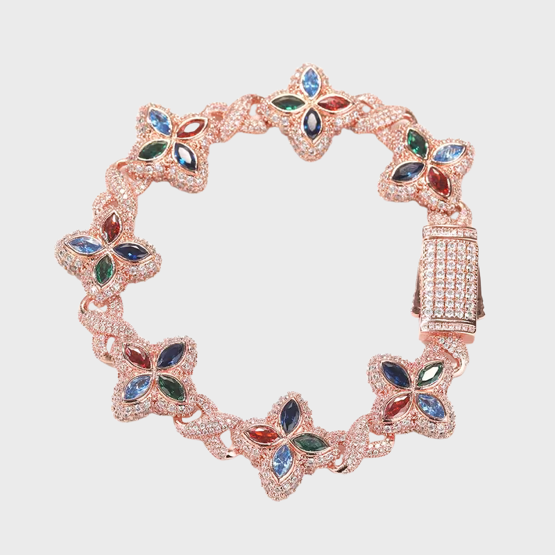 Zirconia flower Chain